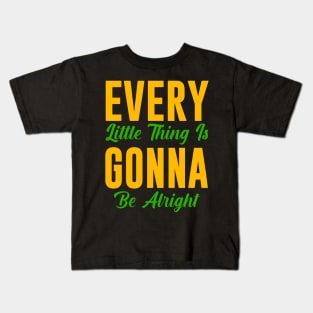 Everything is Gonna to be alright, Jamaica Rasta Kids T-Shirt